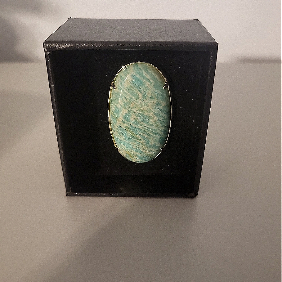 Oval Amazonite Ring